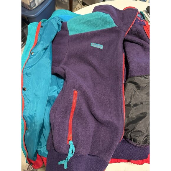 Vintage Columbia Bugaboo 3 In 1 Ski Jacket Aztec Fleece Men's Mens Medium USA - Picture 9 of 12